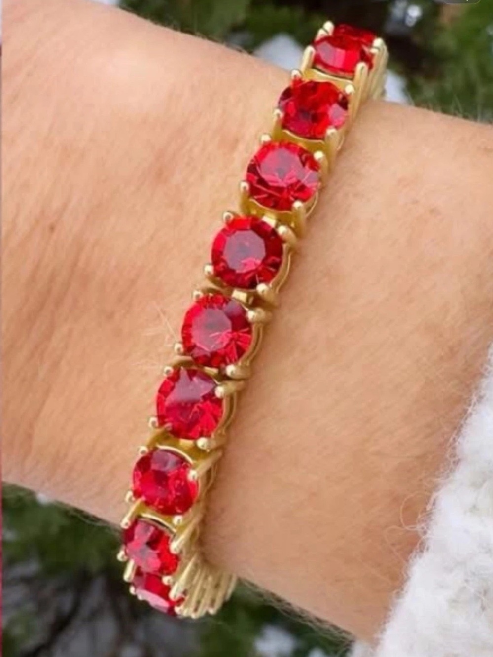 Park Lane Gold-Tone Bracelet with Red mini impression